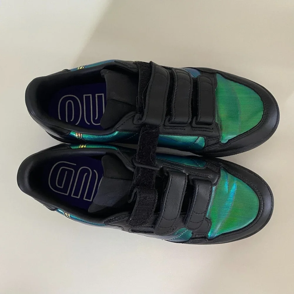 Adidas Continental 80 Women's Sneaker Size‎ 7 Green Black Gold Iridescent EE8738